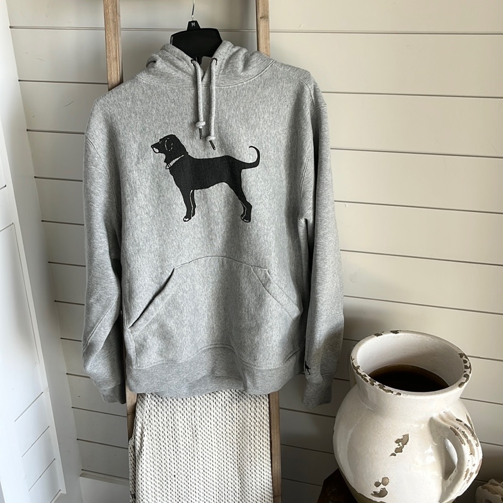 The Black Dog Gray Hoodie